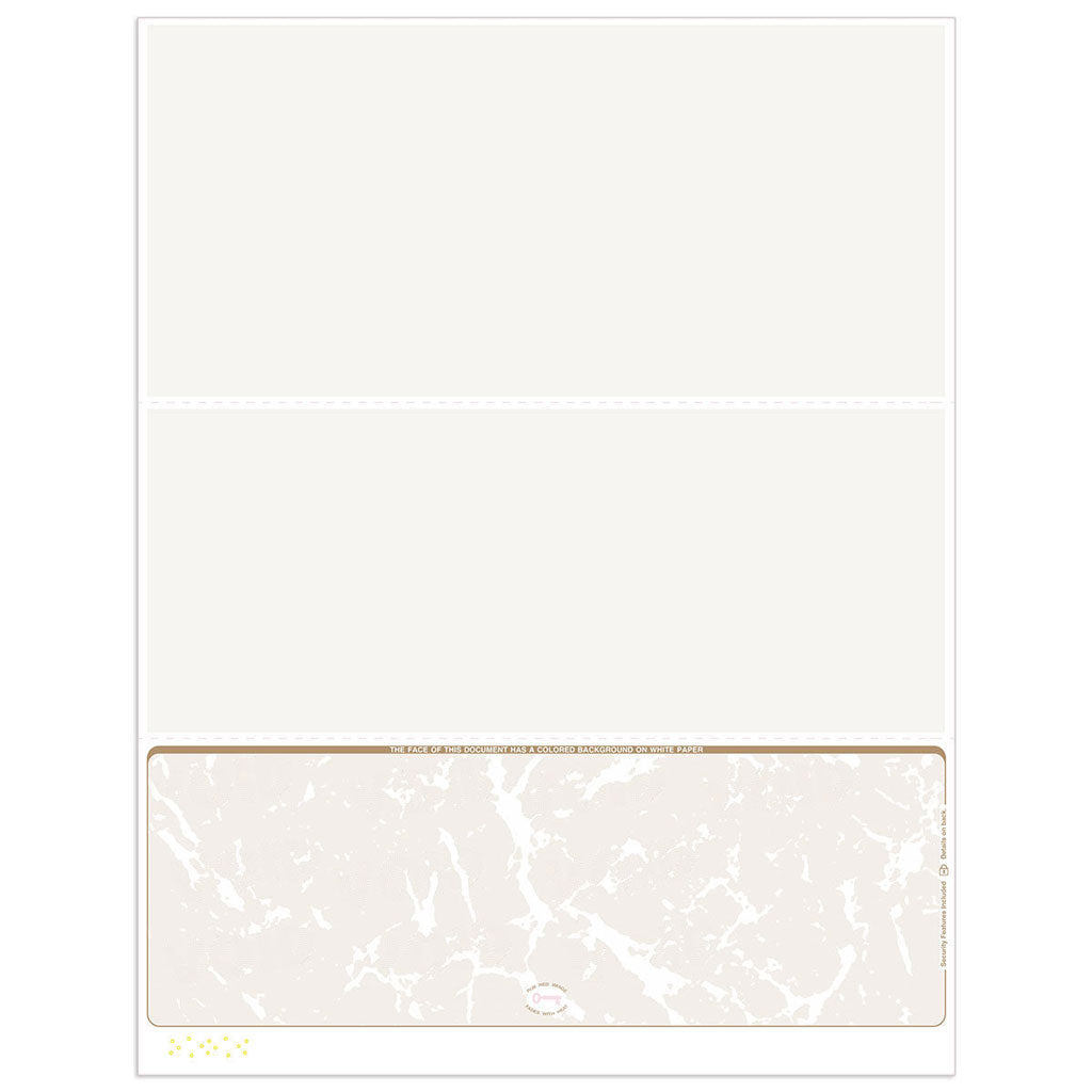 ADP Blank Payroll Checks | Bottom Format - Check Depot