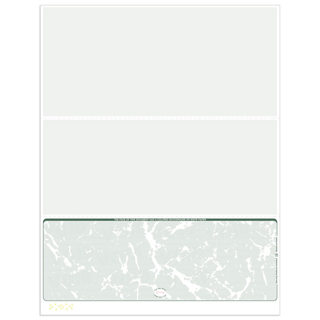 ADP Blank Payroll Checks | Bottom Format - Check Depot