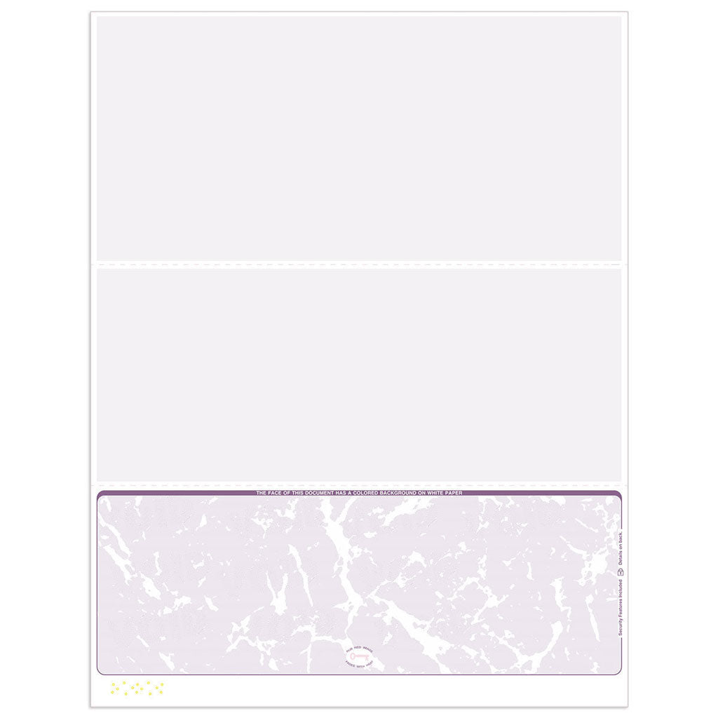 ADP Blank Payroll Checks | Bottom Format - Check Depot