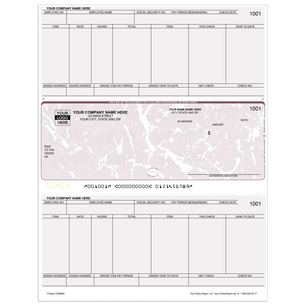 Middle Format, Computer Business Checks | Reorder - Check Depot