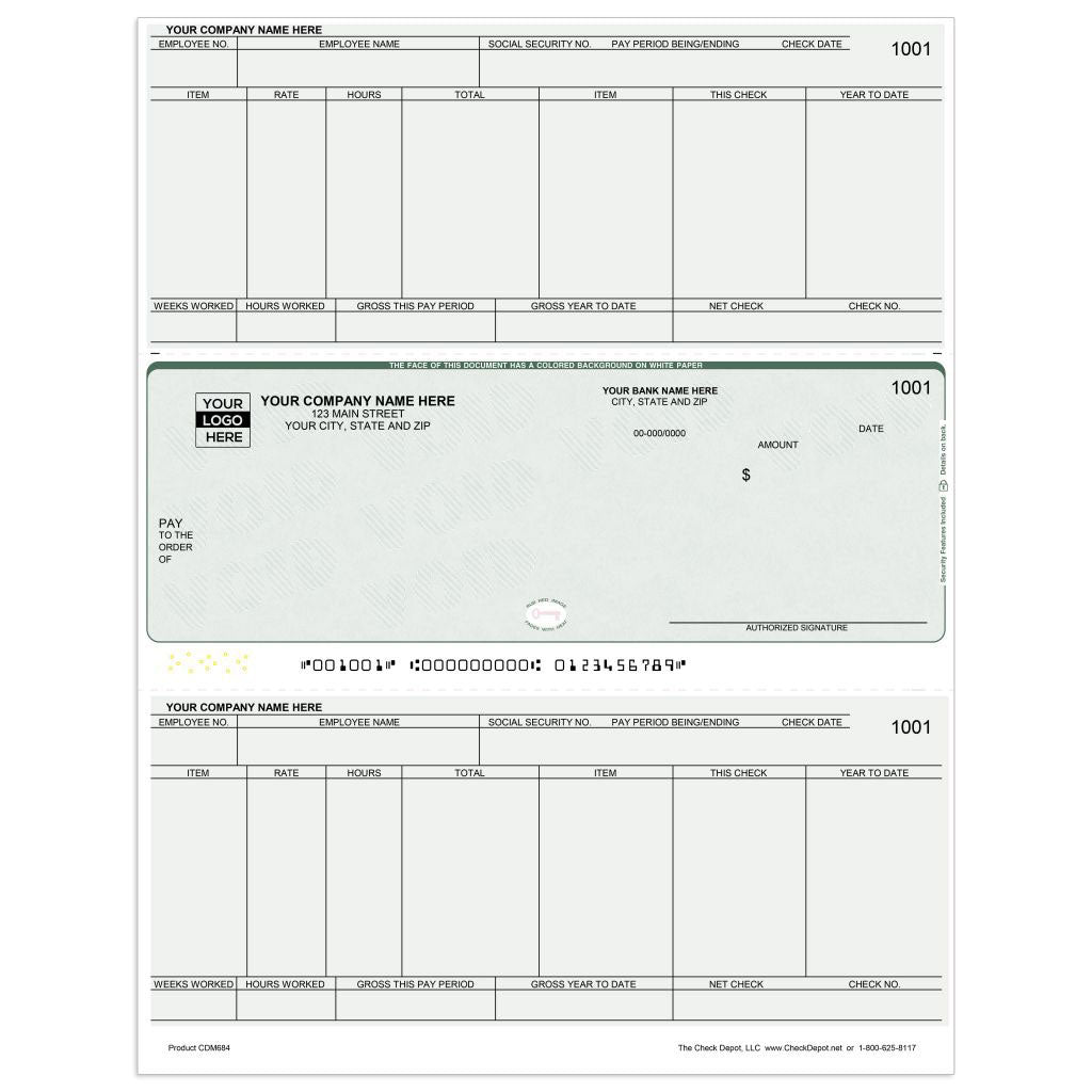 Middle Format, Computer Business Checks | Reorder - Check Depot