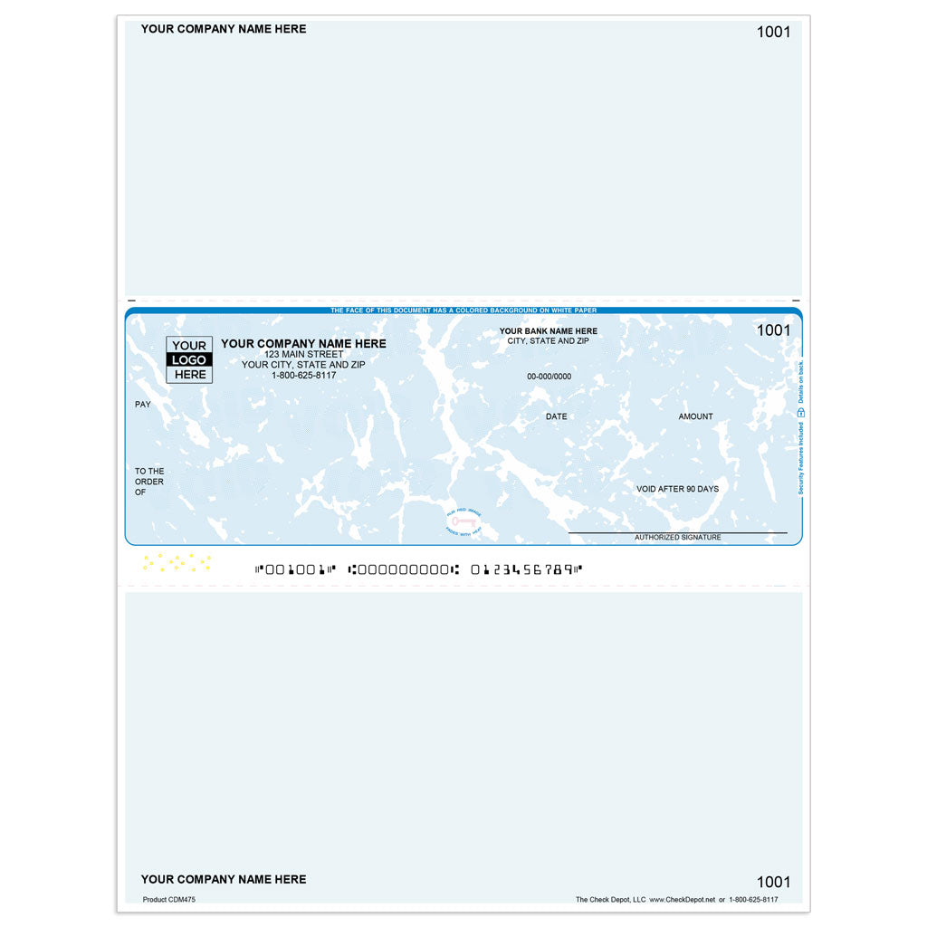 Sage One-Write Plus Comprehensive Multi-Purpose Checks, Middle Format - Check Depot