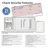 Full-Color, High-Security QuickBooks Wallet Checks, Lined - Check Depot