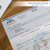Full-Color, High Security QuickBooks 3-Per-Page Checks with Lines - Check Depot