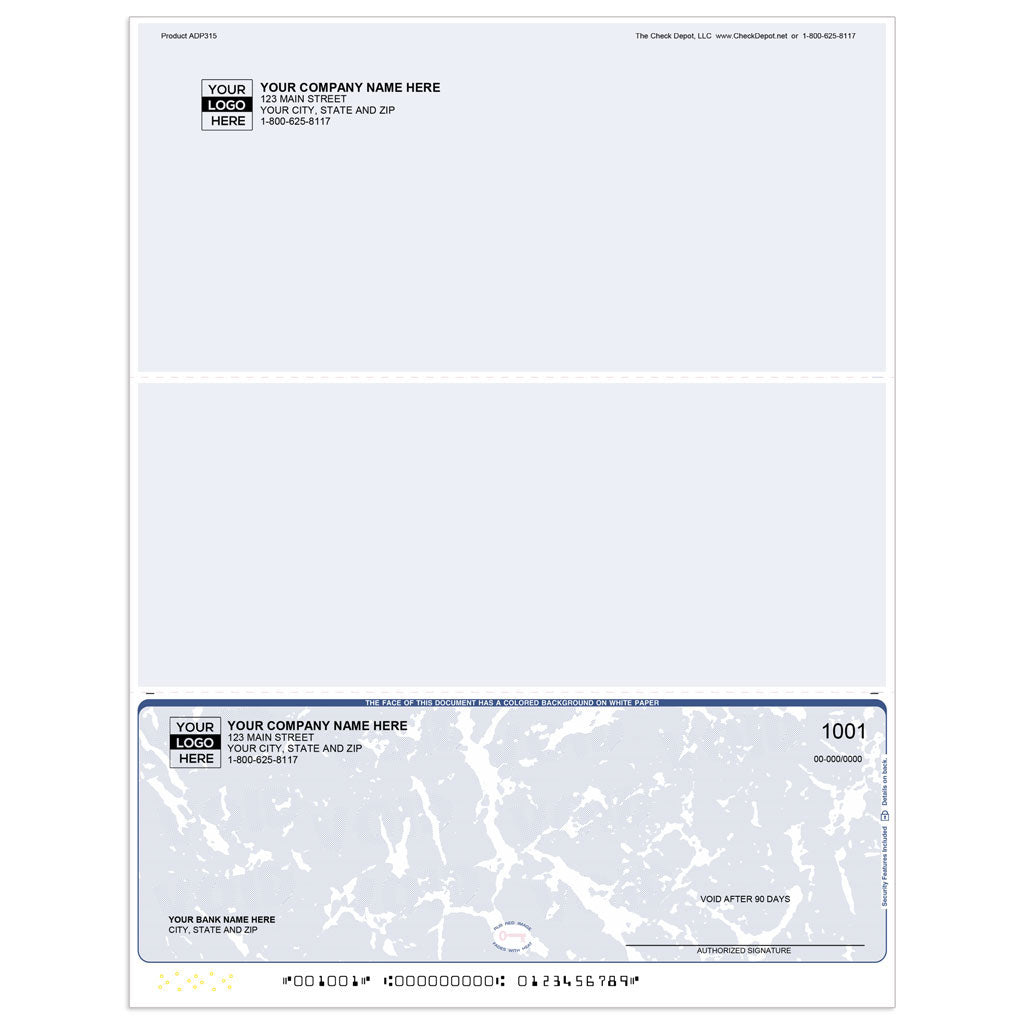 Affordable ADP Compatible Checks Check Depot