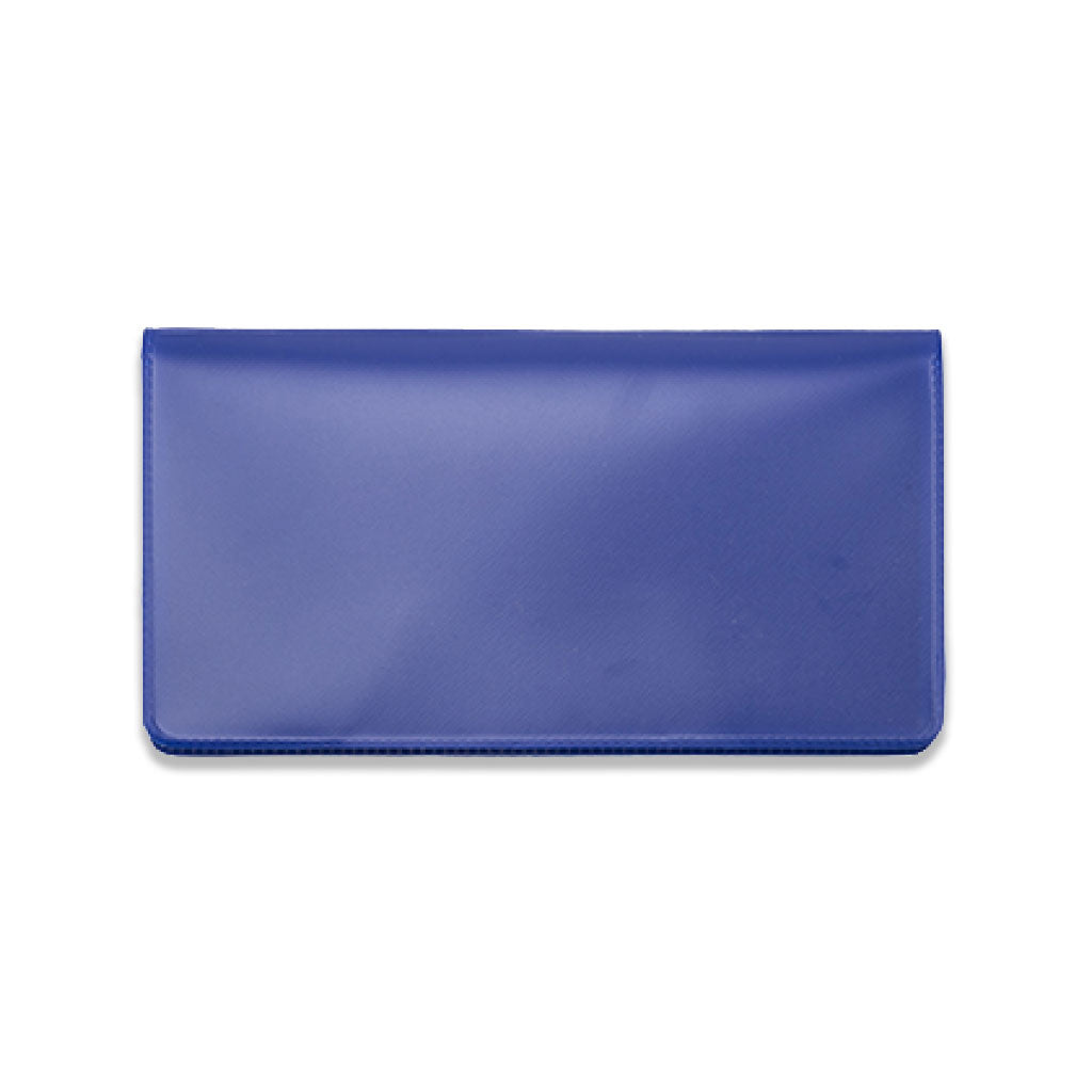 Royal Blue Vinyl Checkbook Cover - Check Depot