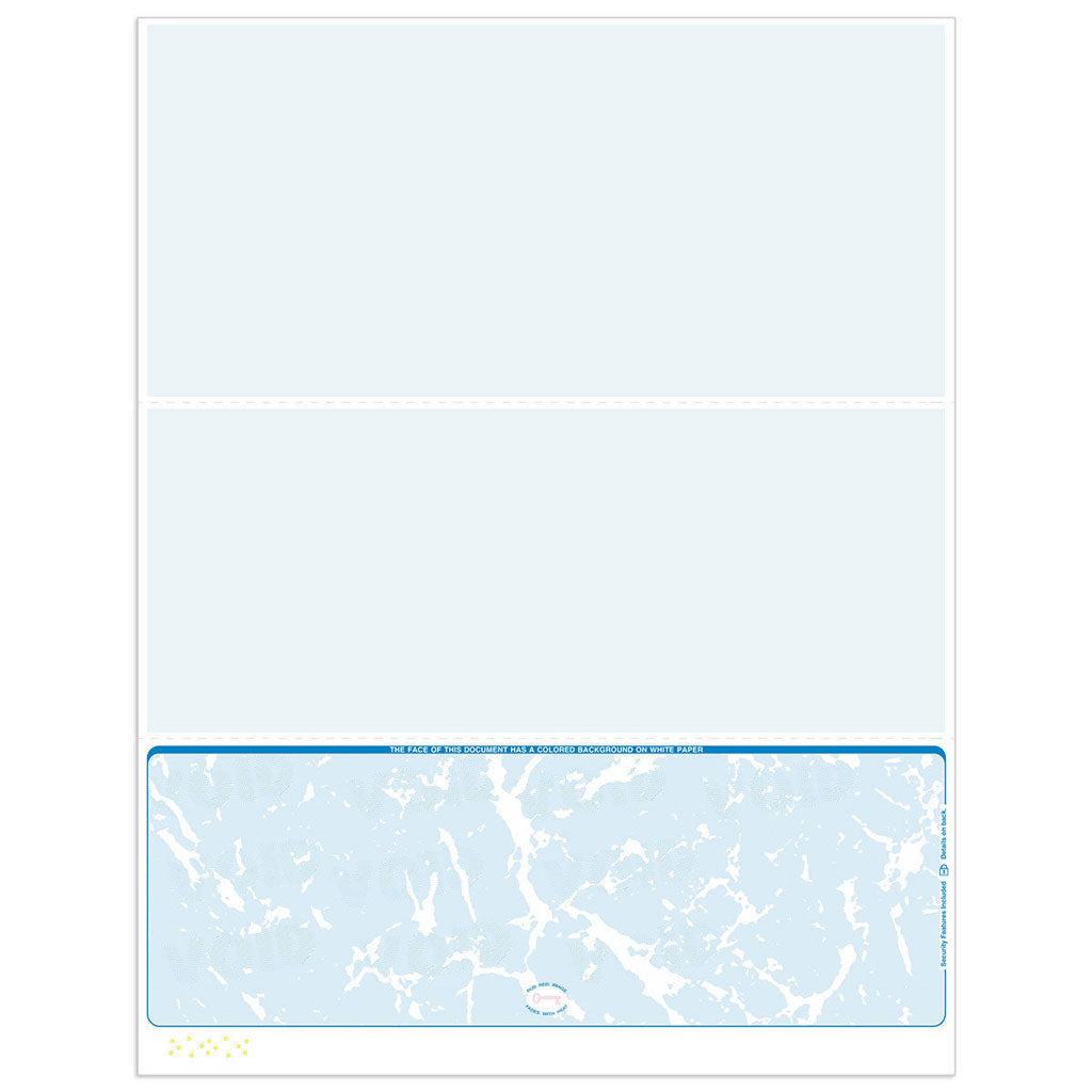 ADP Blank Payroll Checks | Bottom Format - Check Depot