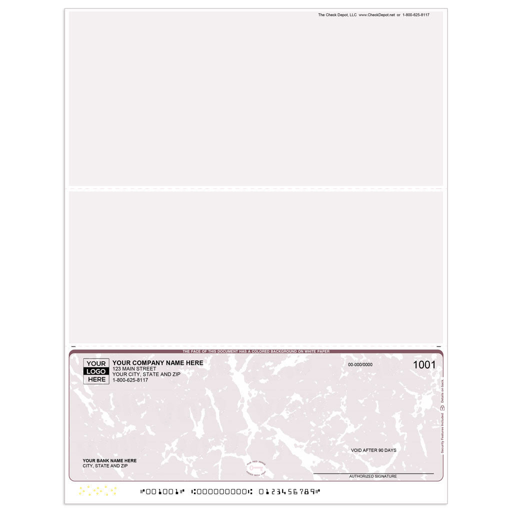 ADP RUN Multi-Purpose Check, Bottom - ADP323 - Check Depot