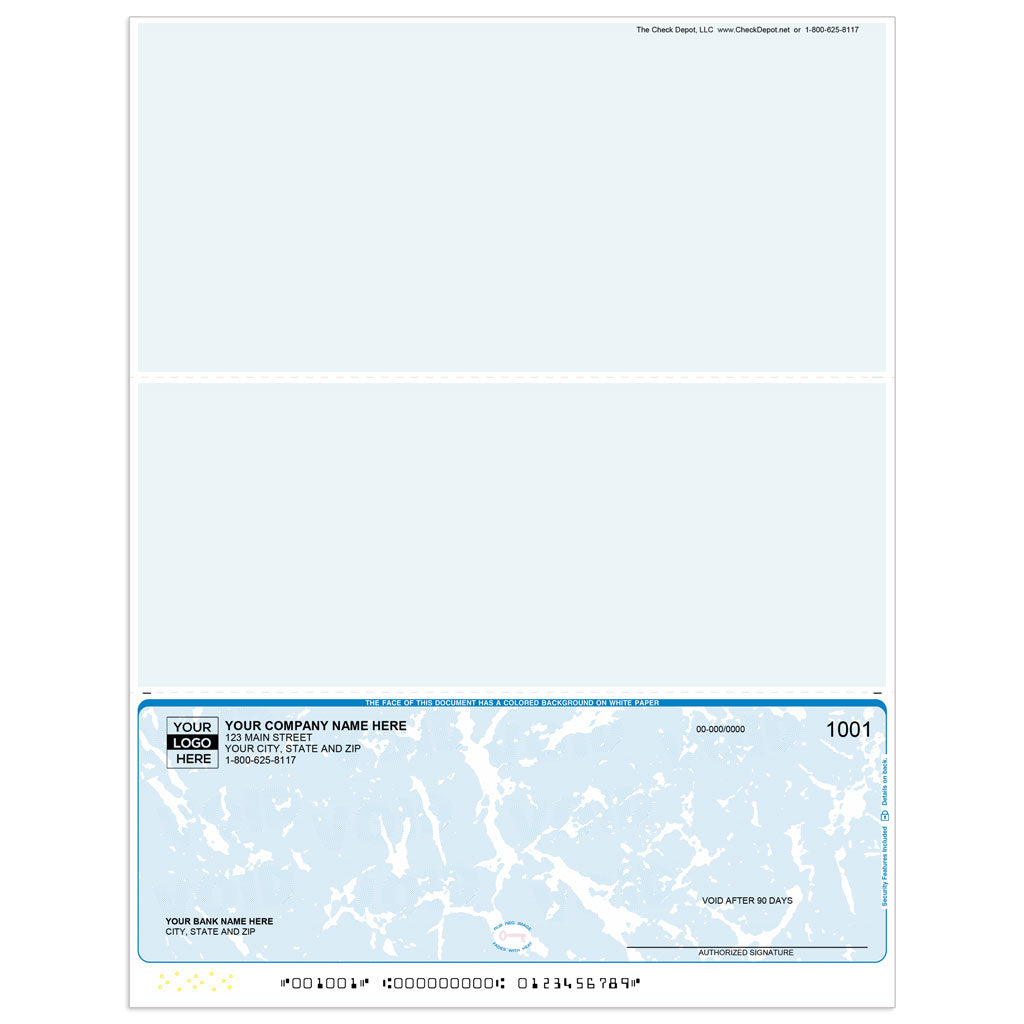 ADP RUN Multi-Purpose Check, Bottom - ADP323 - Check Depot
