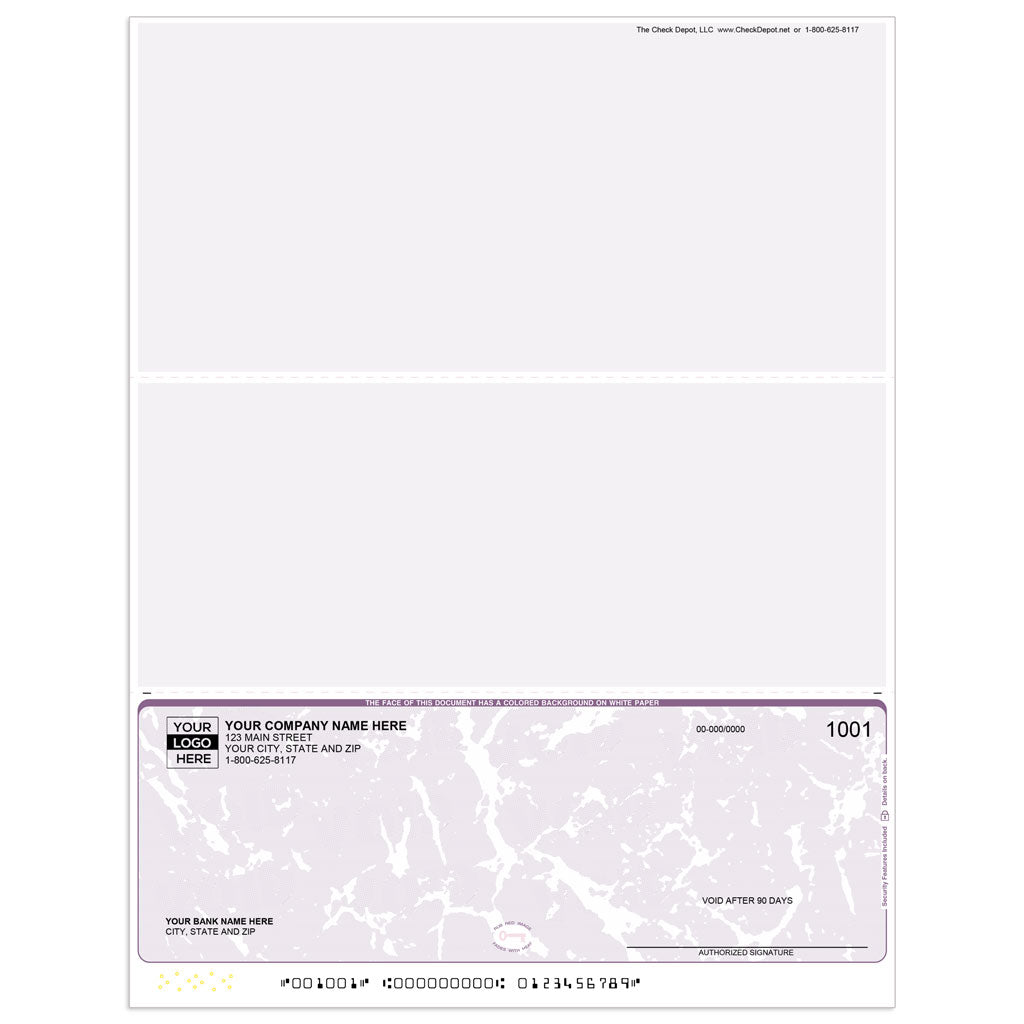 ADP RUN Multi-Purpose Check, Bottom - ADP323 - Check Depot