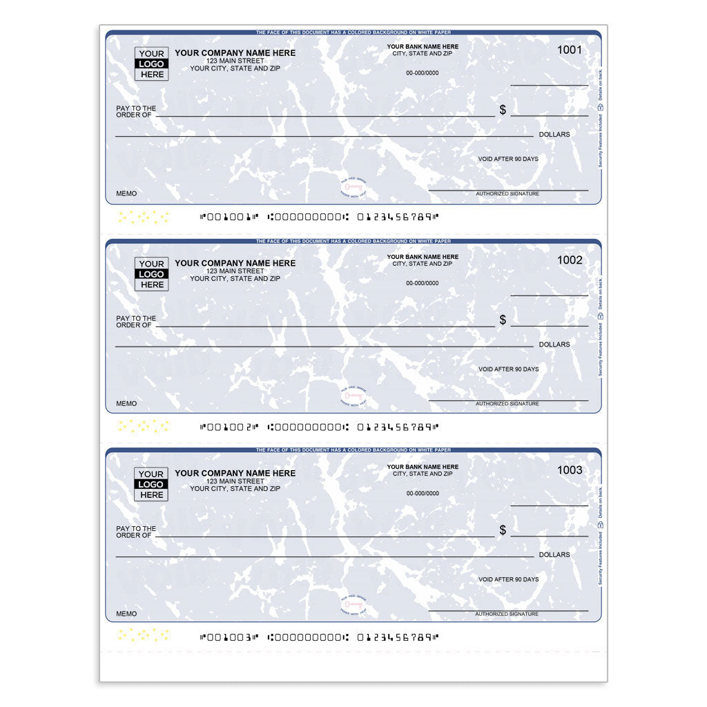 Front And Back Of Check