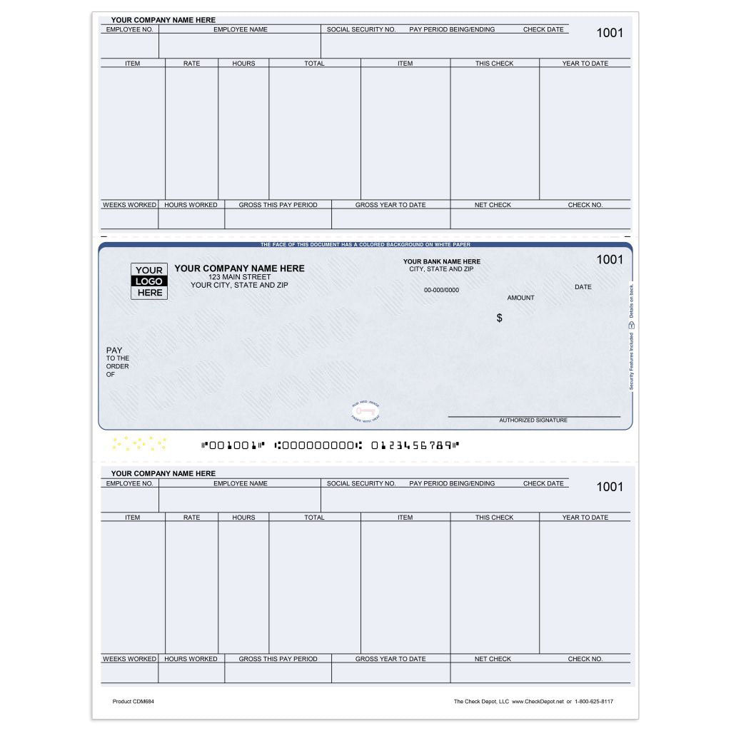 Middle Format, Computer Business Checks | Reorder - Check Depot