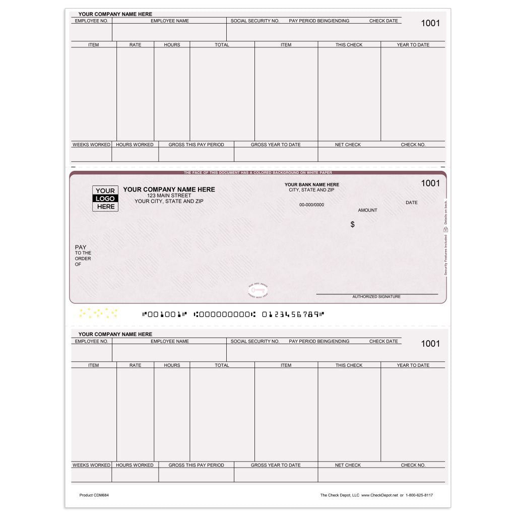 Middle Format, Computer Business Checks | Reorder - Check Depot