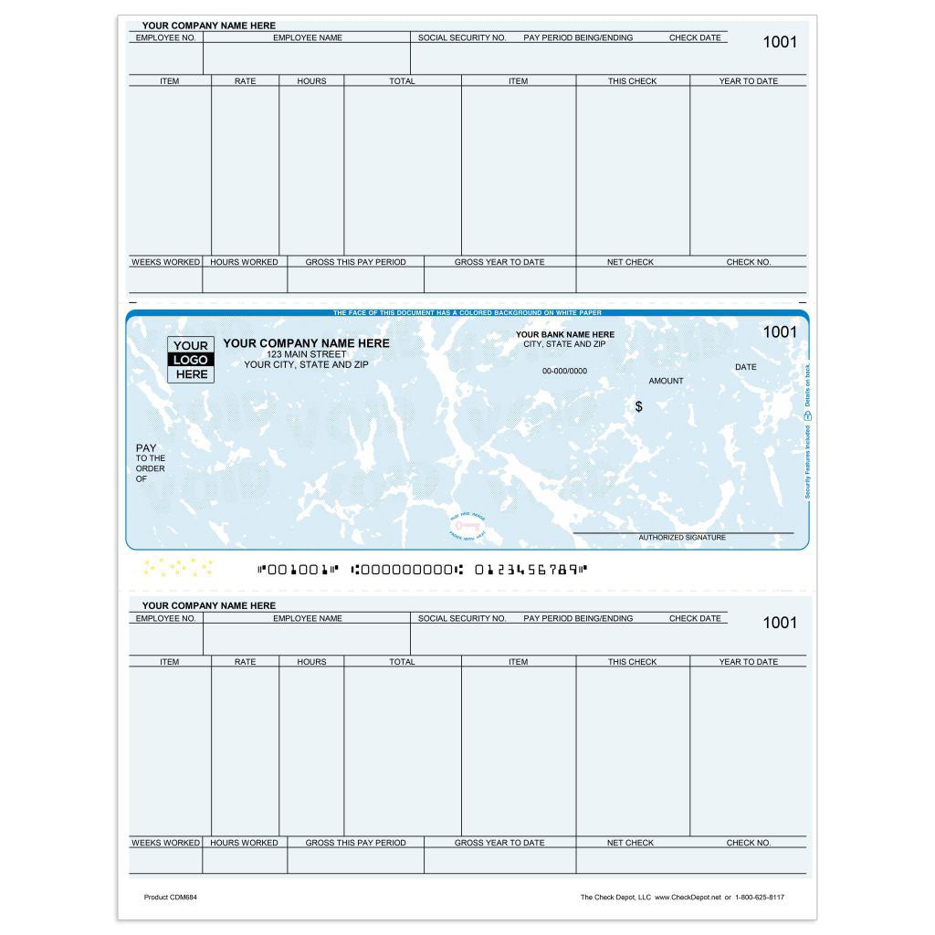 Sample Computer Checks Menu