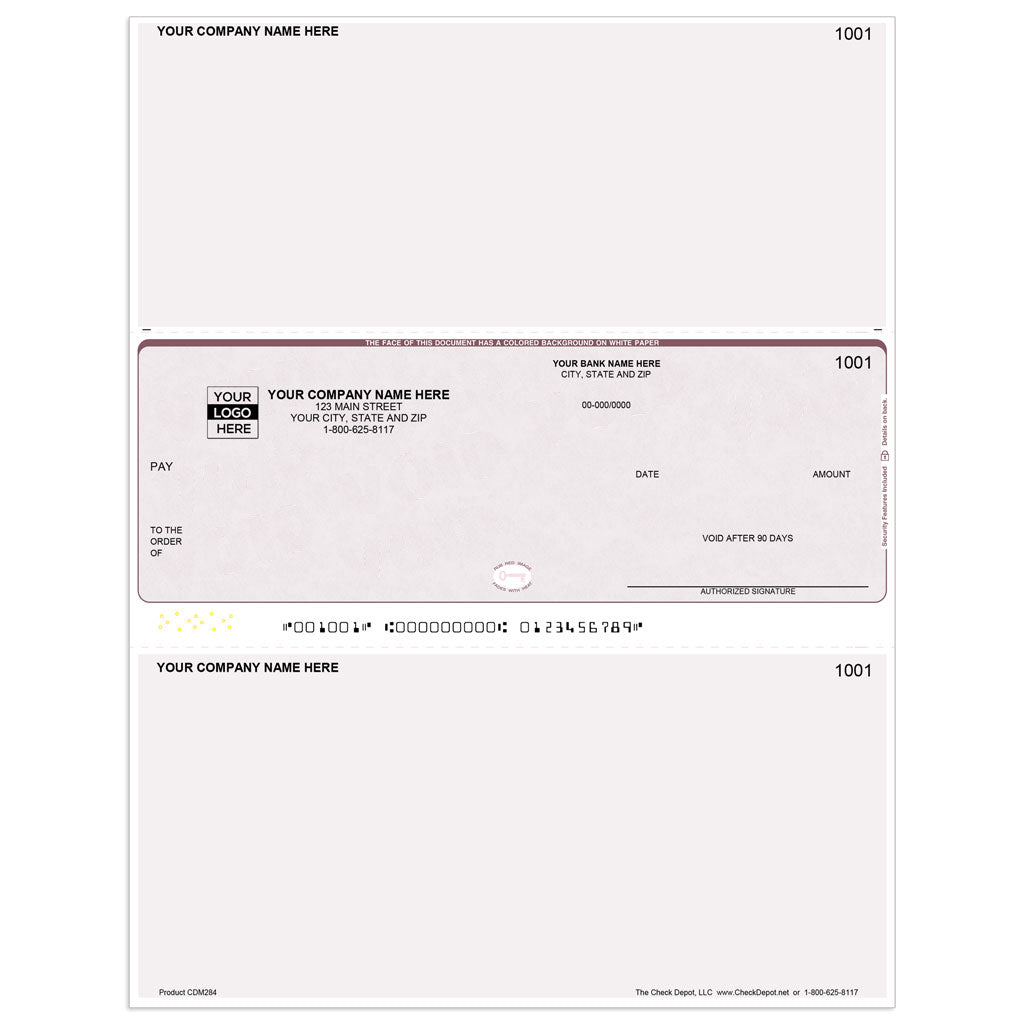 Sage 50 Multi-Purpose Checks, Middle Format - Check Depot