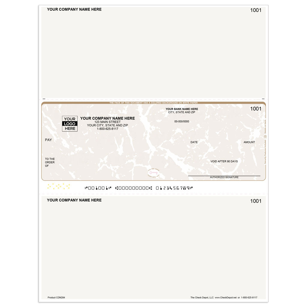 Sage 50 Multi-Purpose Checks, Middle Format - Check Depot