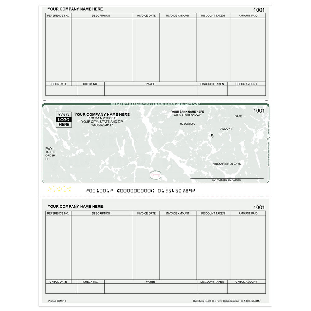 Check Payable Menu