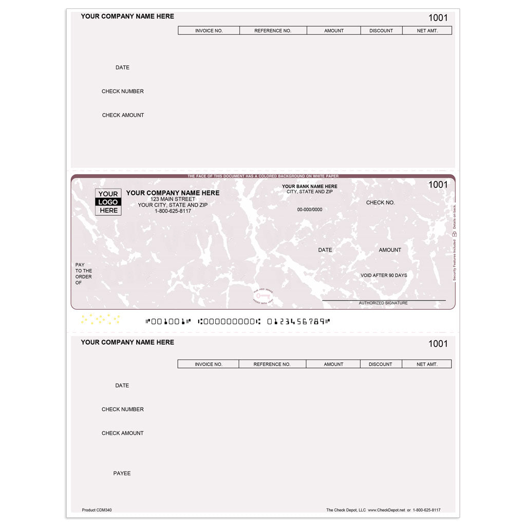Sage DacEasy Multi-Era Accounts Payable Checks, Middle Format - Check Depot