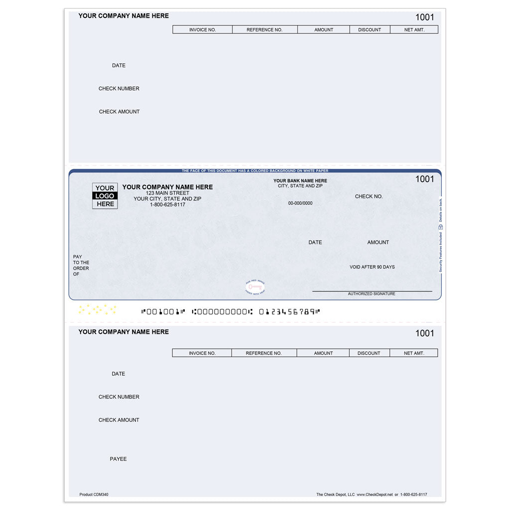 Sage DacEasy Multi-Era Accounts Payable Checks, Middle Format - Check Depot