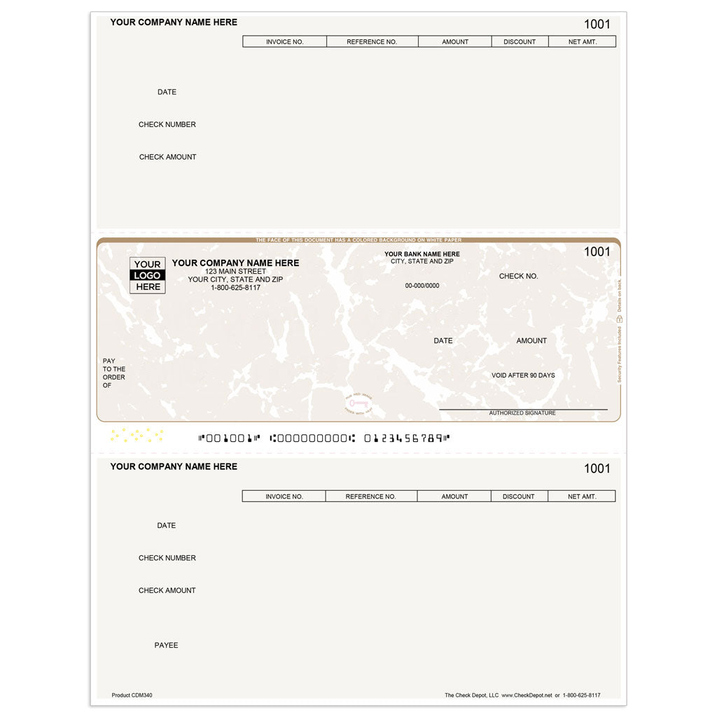 Sage DacEasy Multi-Era Accounts Payable Checks, Middle Format - Check Depot