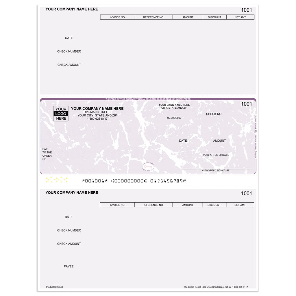 Sage DacEasy Multi-Era Accounts Payable Checks, Middle Format - Check Depot