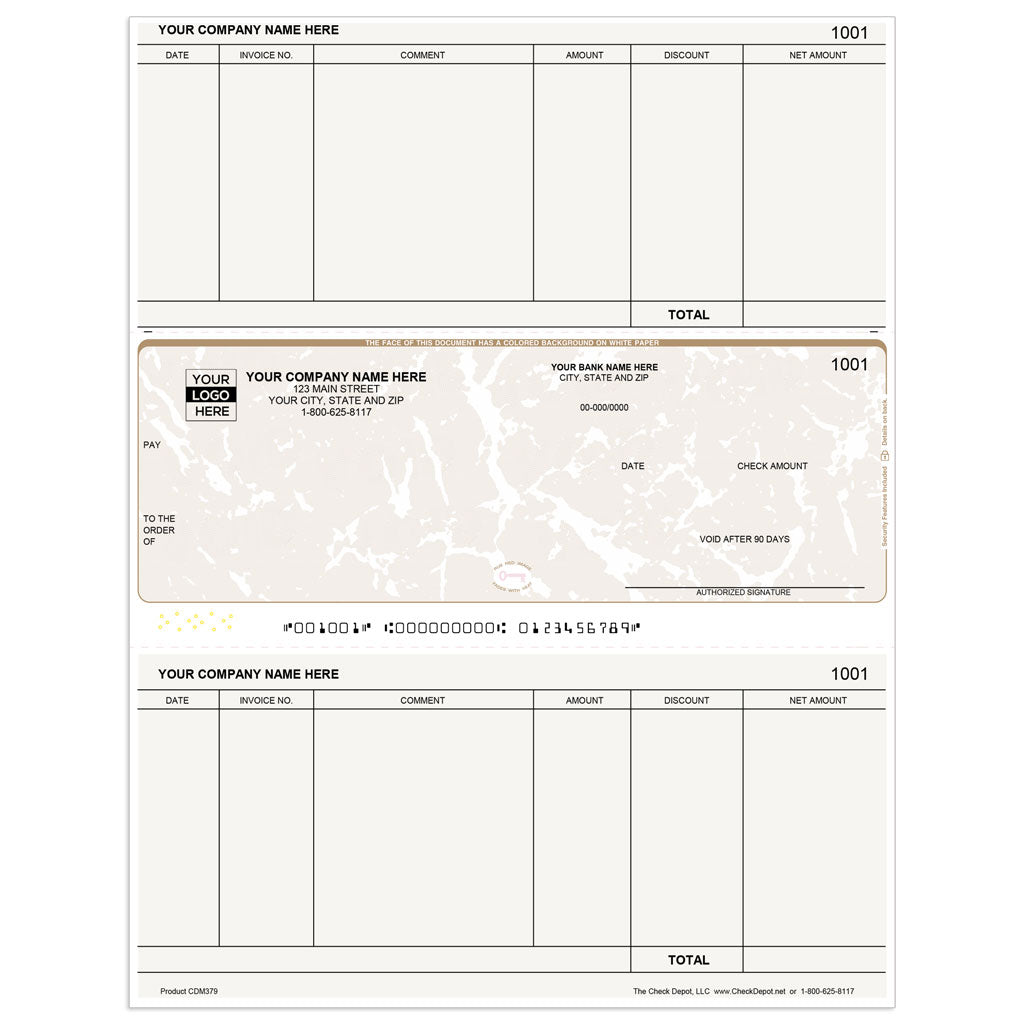 Sage 100 (MAS 90/200) A/P Checks, Middle Format - Check Depot