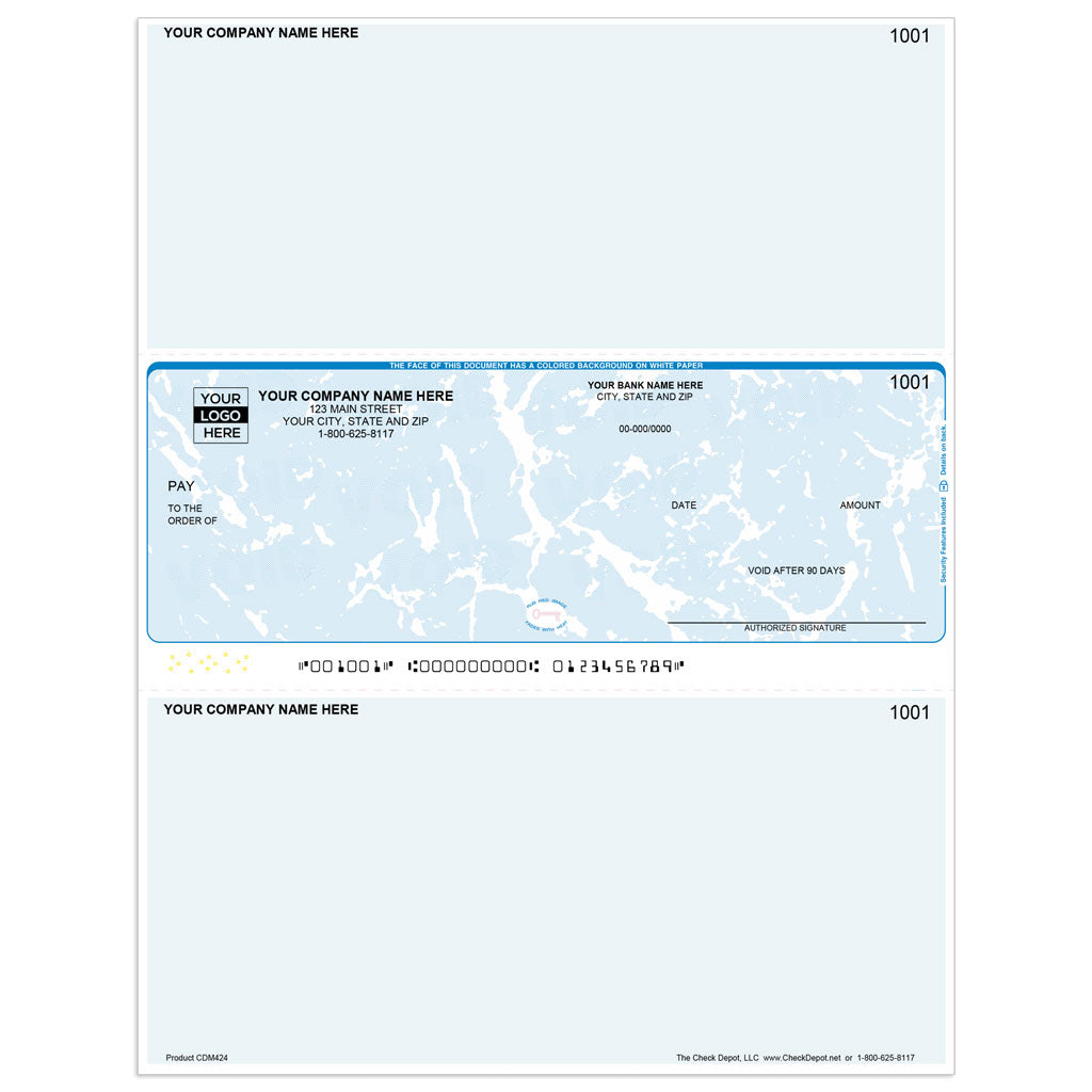 Sage One-Write Plus Classic Multi-Purpose Checks, Middle Format - Check Depot