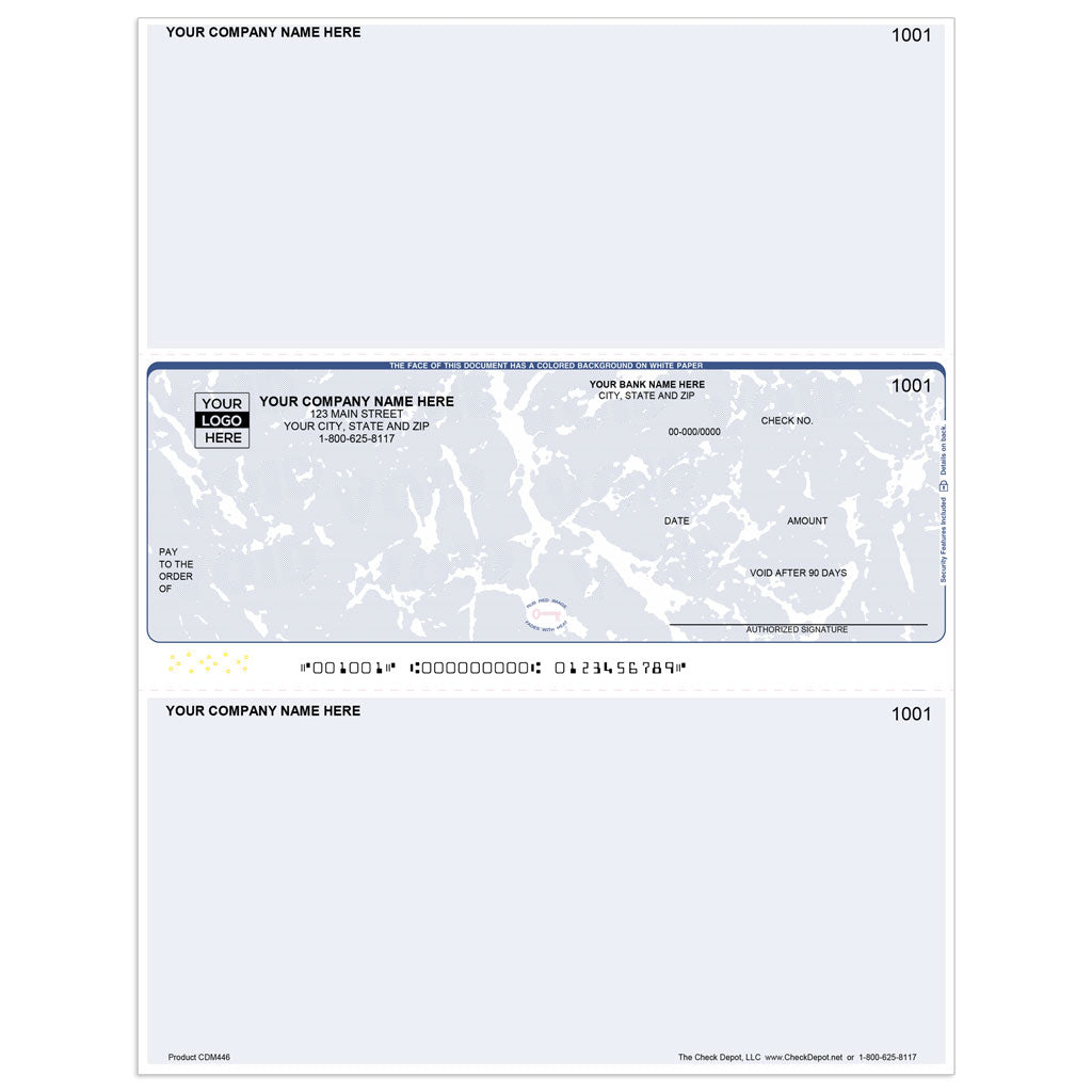 Sage DacEasy Cross-Era Multi-Purpose Checks, Middle Format - Check Depot