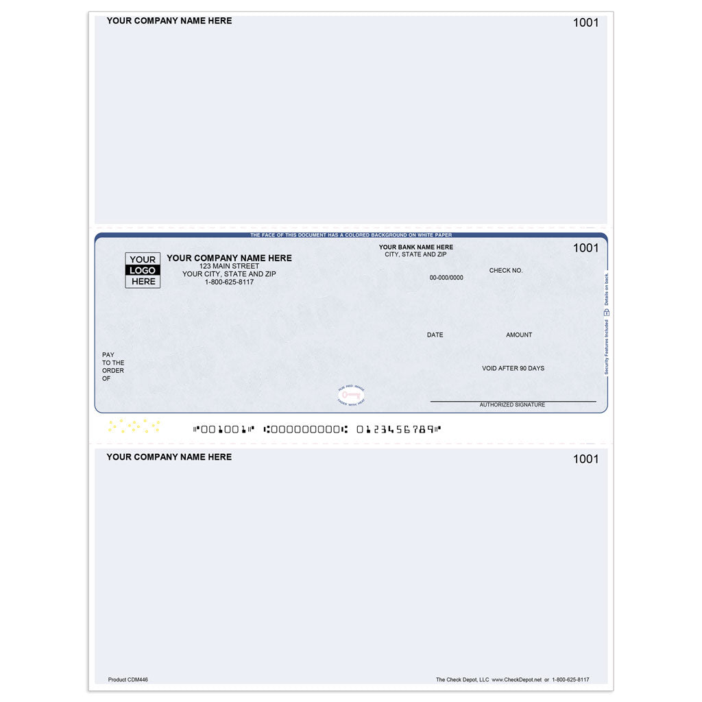 Sage DacEasy Cross-Era Multi-Purpose Checks, Middle Format - Check Depot