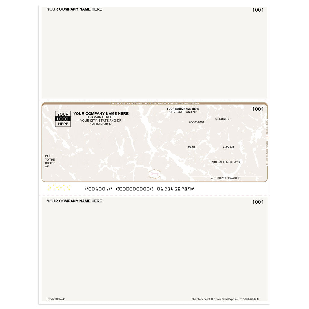 Sage DacEasy Cross-Era Multi-Purpose Checks, Middle Format - Check Depot