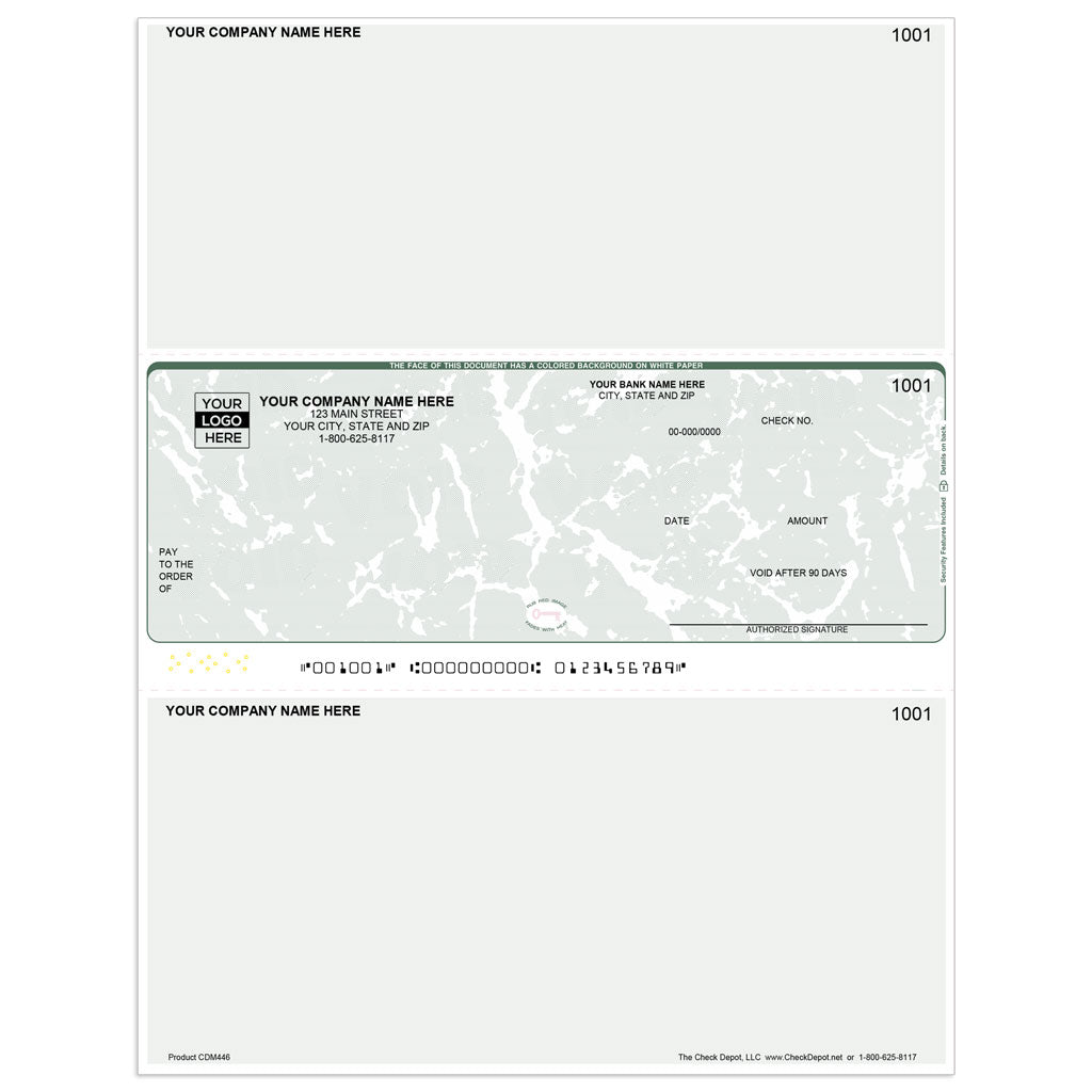 Sage DacEasy Cross-Era Multi-Purpose Checks, Middle Format - Check Depot