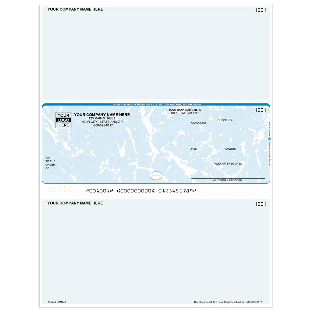 Sage DacEasy Cross-Era Multi-Purpose Checks, Middle Format - Check Depot