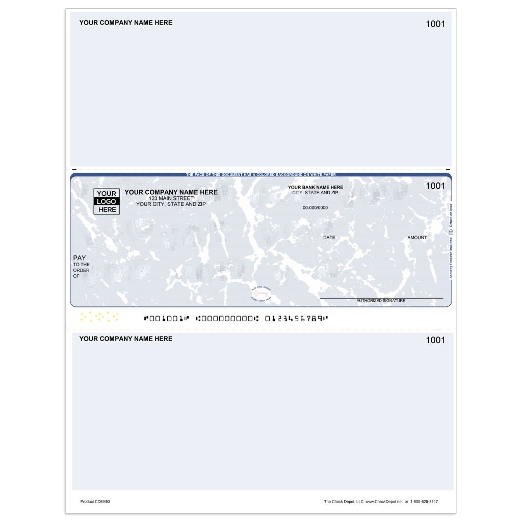 Microsoft Dynamics GP MultiPurpose Check, Middle Format Check Depot