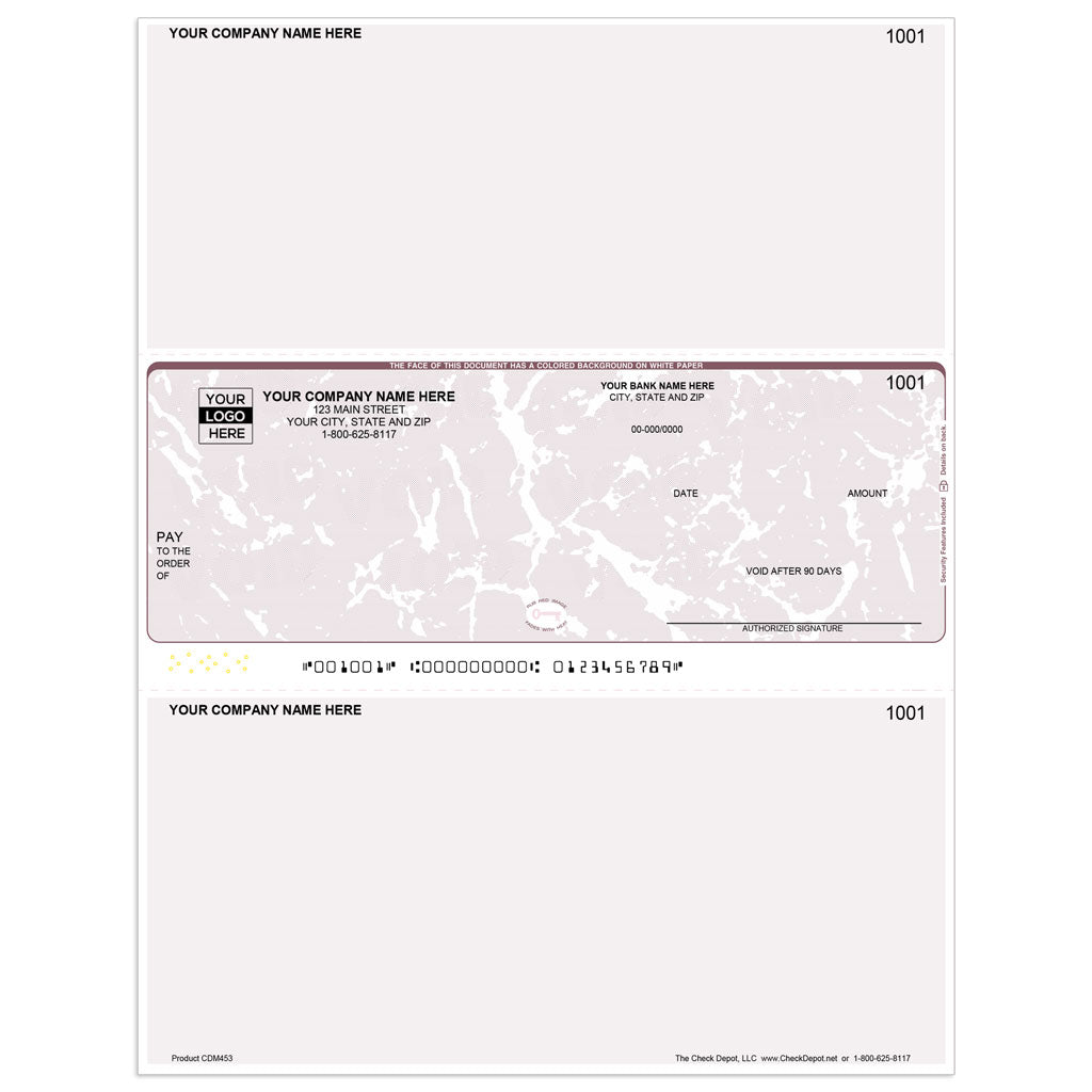 Sage Multi-System Versatile Checks, Middle Format - Check Depot