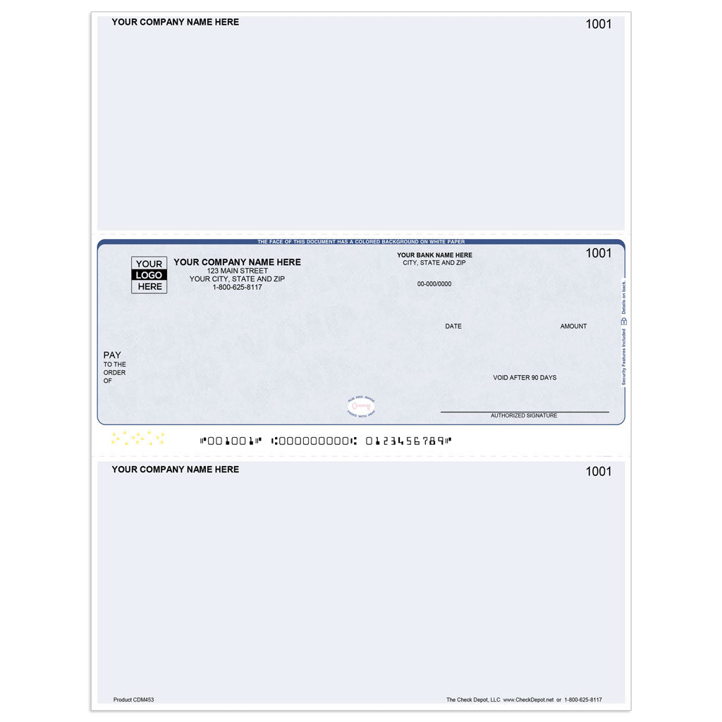 Sage Multi-System Versatile Checks, Middle Format - Check Depot