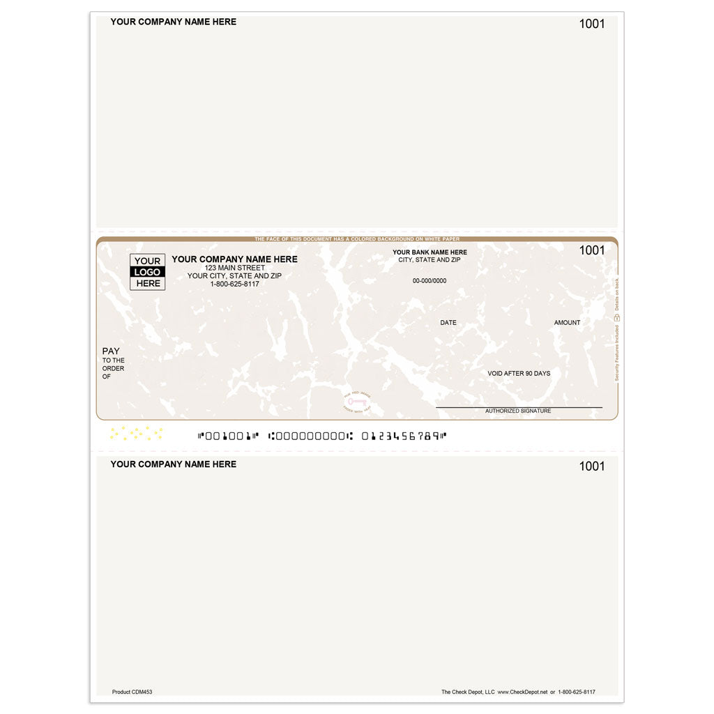 Sage Multi-System Versatile Checks, Middle Format - Check Depot