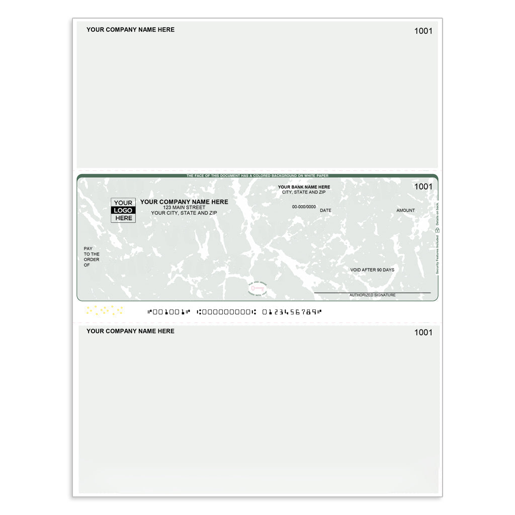 Microsoft Dynamics GP Versatile Multi-Purpose Checks, Middle - Check Depot