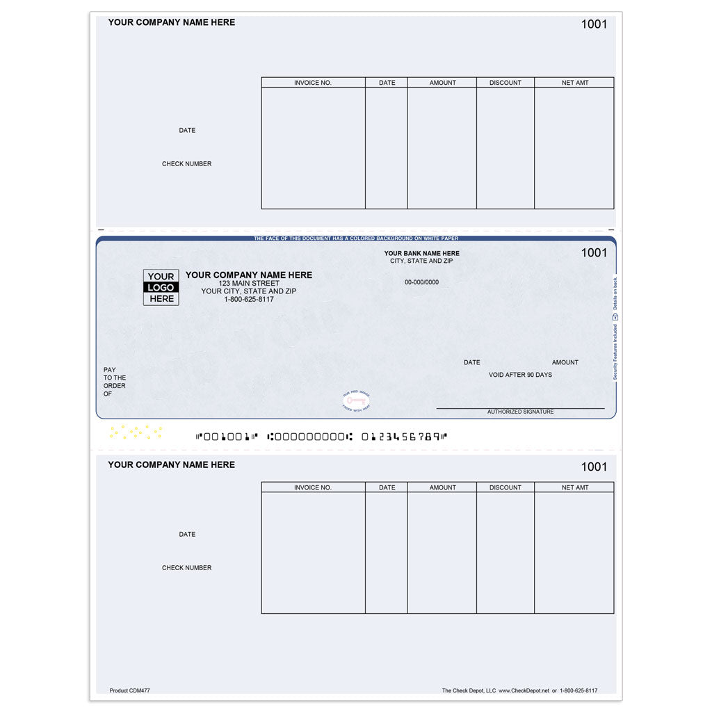 Sage 50 Classic Accounts Payable Checks, Middle Format - Check Depot