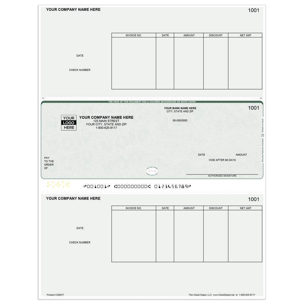 Sage 50 Classic Accounts Payable Checks, Middle Format - Check Depot