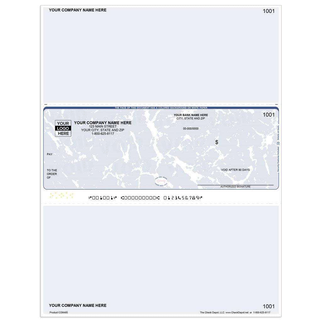 Sage One-Write Plus Universal Multi-Purpose Checks, Middle Format - Check Depot