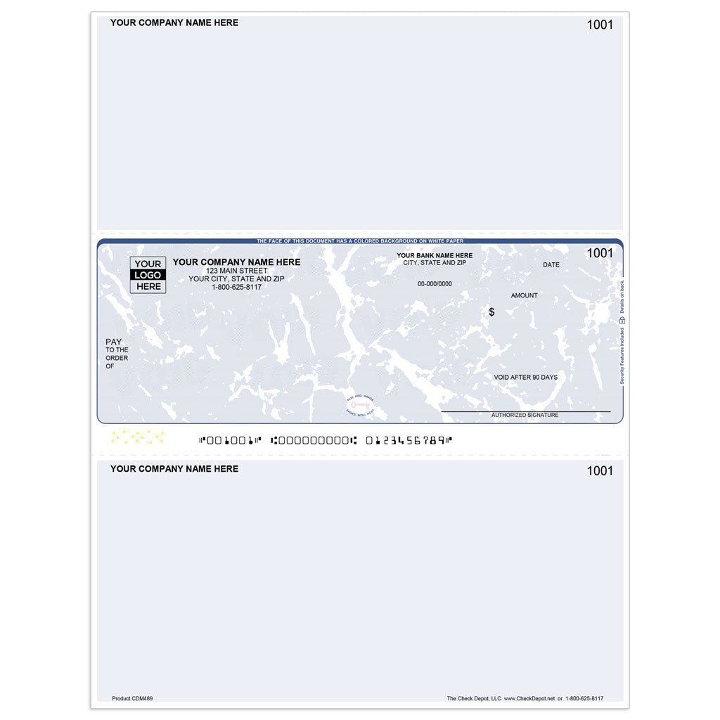 Sage Multi-Suite Compatible Multi-Purpose Checks, Middle Format - Check Depot