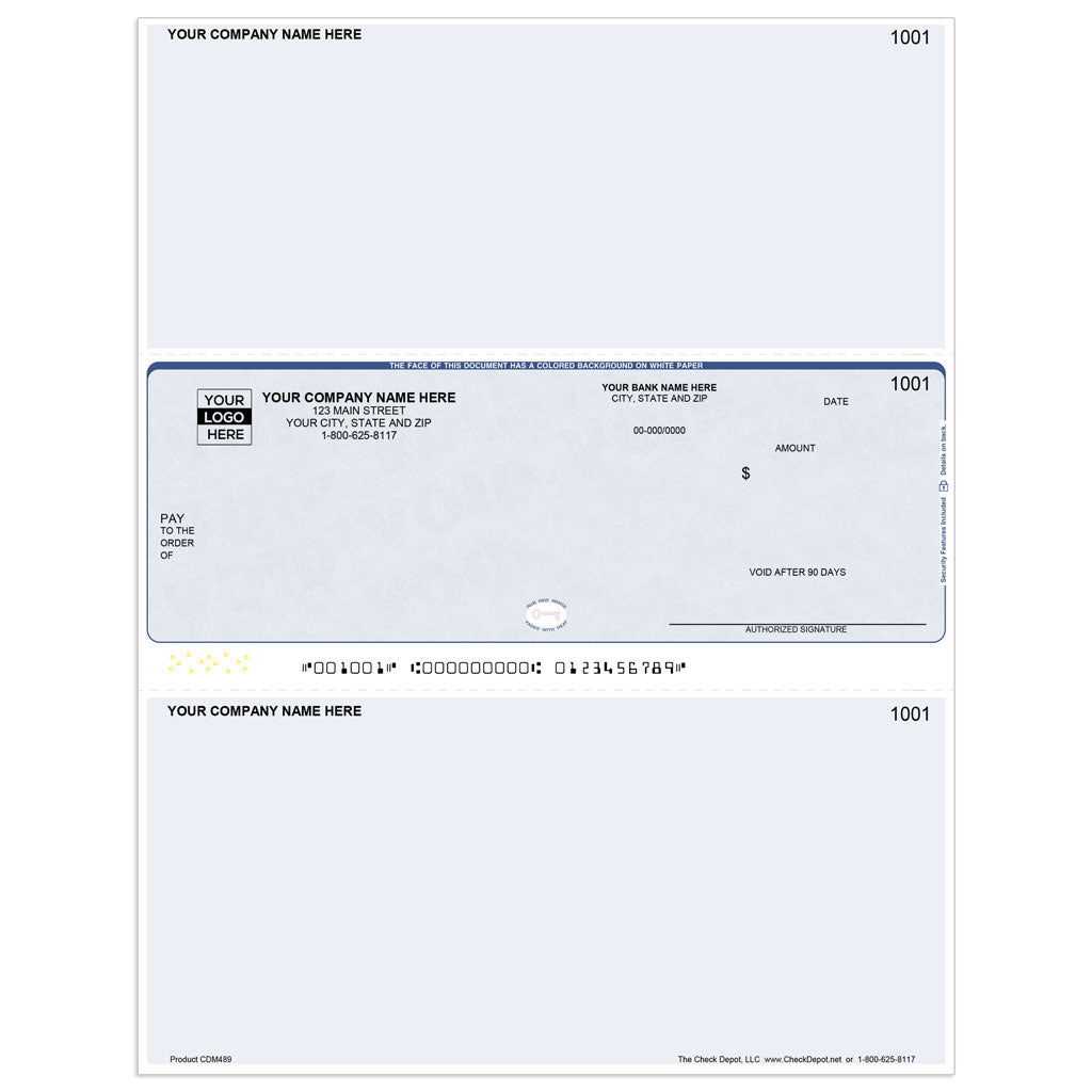 Sage Multi-Suite Compatible Multi-Purpose Checks, Middle Format - Check Depot