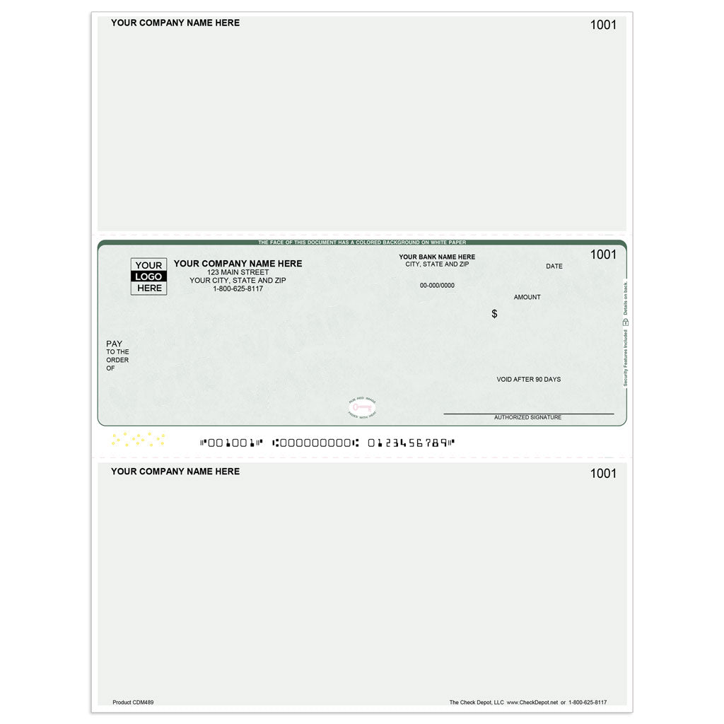 Sage Multi-Suite Compatible Multi-Purpose Checks, Middle Format - Check Depot