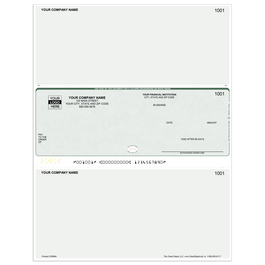 Sage BusinessWorks Multi-Purpose Checks, Middle Format - Check Depot