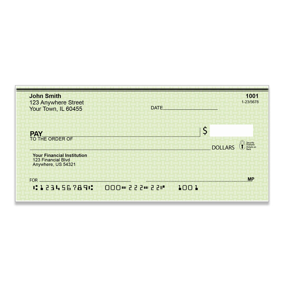 Safe Cheques Menu