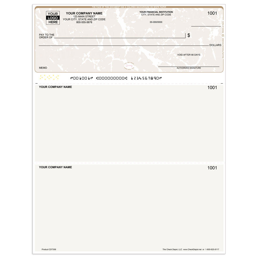 Sage Intacct Multi-Purpose Checks, Top Format - Check Depot