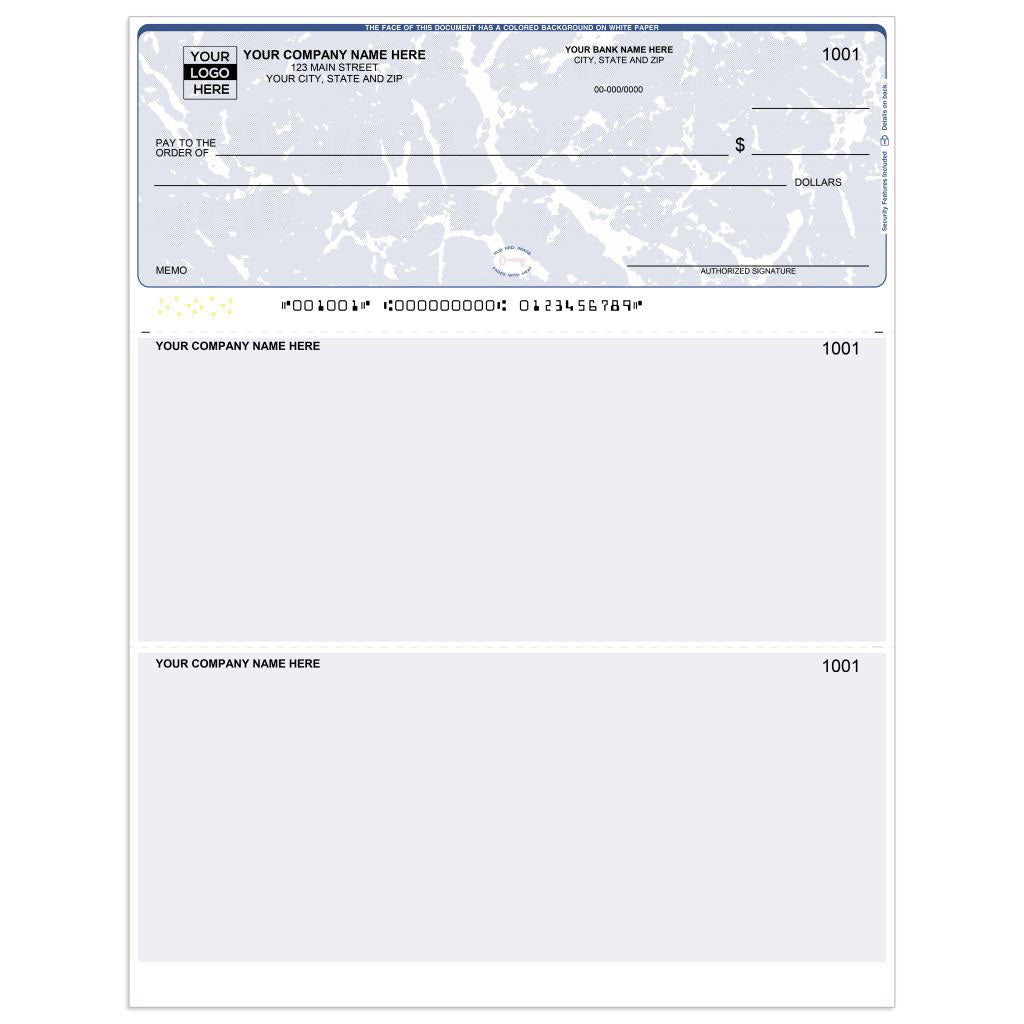 Laser Top QuickBooks Checks with Lines Check Depot Check Depot