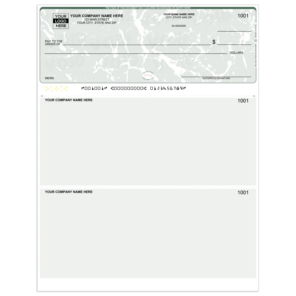 Laser Top Zoho Books Checks with Lines — Multi-Purpose - Check Depot