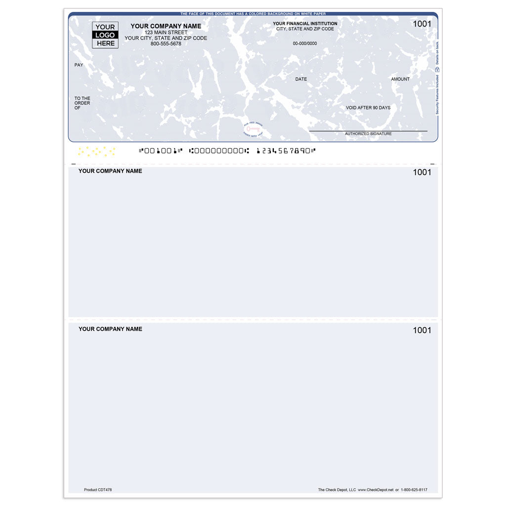 Sage HRMS SQL Multi-Purpose Checks, Top Format - Check Depot