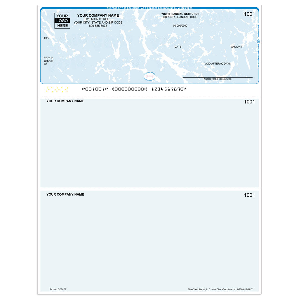 Sage HRMS SQL Multi-Purpose Checks, Top Format - Check Depot